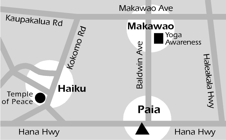 Yoga Awareness YOGA & AYURVEDA studio at Makawao, Maui Yoga Awareness YOGA & AYURVEDA studio at Makawao, Maui