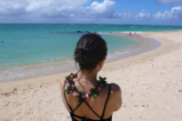 Yoko Nagashima returns to Maui, looking out over Kanaha Beach