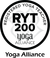Yoga Alliance RYT200 registered yoga teacher