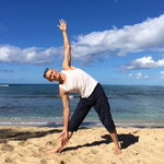 Sunrise Yoga class at Waikiki Beach